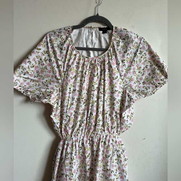 J.CREW Side-cutout cotton poplin dress in meadow floral - 8 - Picture 4 of 15